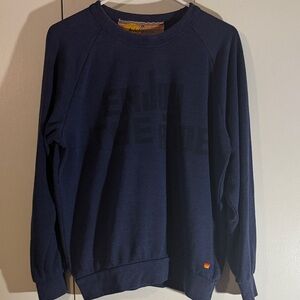 Aviator Nation Dark Blue Crewneck ENJOY THE RIDE Sweatshirt